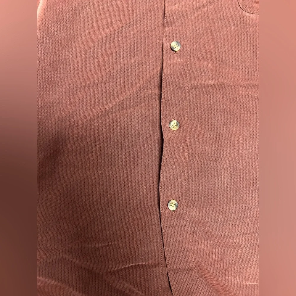 Columbia Button Up Shirt Mens Size 2XL  Copper Brown Omni-Shade Pocket - Picture 2 of 7